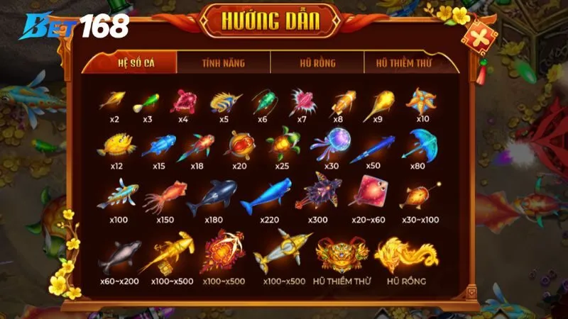 Chia sẻ kinh nghiệm chinh phục game bắn cá Bet168 cho tân binh